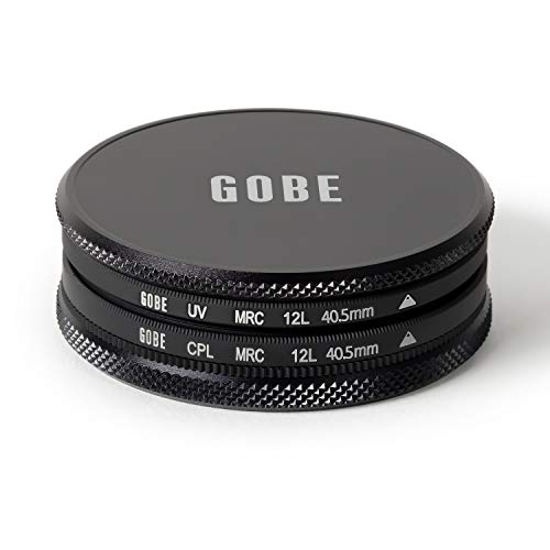 Gobe 40.5Mm Uv + Circular Polarizing (Cpl) Lens Filter Kit (1Peak) #TOP1