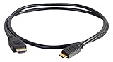 Hasta 32 canales de audio C2G Cable de alta velocidad de 1 m HDMI(R) a HDMI Mini con Ethernet - Cables HDMI (1 m, HDMI tipo A (Estándar), HDMI Type C (Mini), Negro)