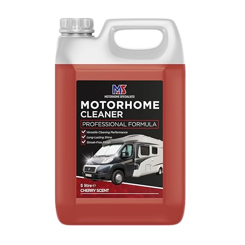 Motorhome Specialists - Motorhome Cleaner 5L - Professional Exterior Surface Cleaner for Motorhomes Caravans & Campervans - Removes Dirt Grime Traffic Film Algae & Stains Red