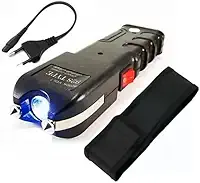 Lanterna Tática LED, Autodefesa com Alarme, Segurança Pessoal em Qualquer Lugar, Ideal para Noite, Viagens, 15000 v.