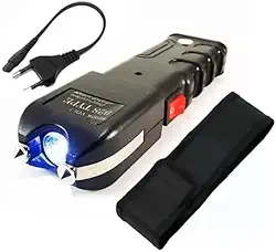 Lanterna Tática LED, Autodefesa com Alarme, Segurança Pessoal em Qualquer Lugar, Ideal para Noite, Viagens, 15000 v.