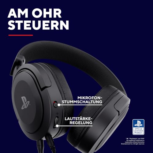 GXTrust Forta PS5 Gaming Headset Lizenziert für PlayStation 5, Schwarz – Ansicht 4