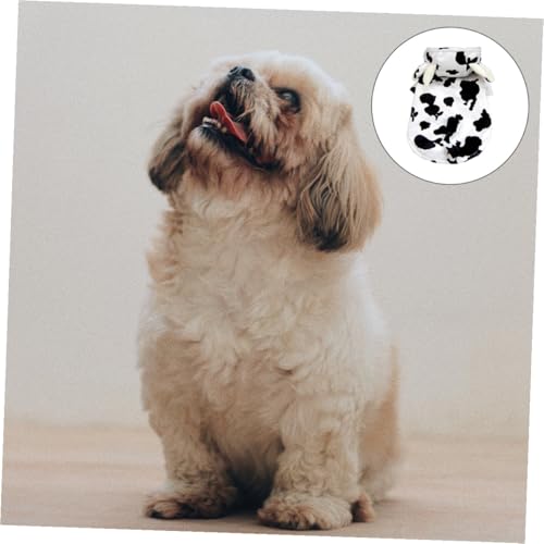 Disfraz para perro con diseño de vaca, talla S miniatura 3