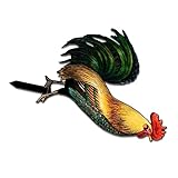 Piquet de poulet en acrylique - ce piquet de poulet pour la décoration de jardin est fabriqué en matériau acrylique, durable et , décoration de poulet de jardin