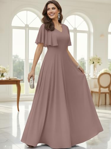 Image of KOH KOH Womens Long Elegant Bridesmaid Evening Cocktail Modest Maxi Dress