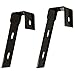 CLAW IT ON Ladder Hook staffe e inclinata più lungo e più ampia e resistente 10 cm di lunghezza x 2,5 di larghezza (interno 2,5 cm), 2 confezione letto a castello Ladder Hook