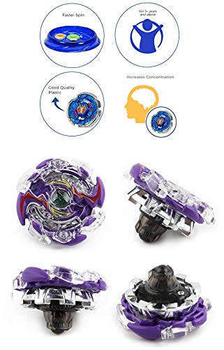 FAMOUS QUALITY 4 in 1 Metal Beyb Toy Set - Image 3