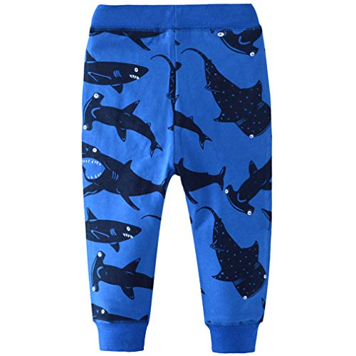 Image of Little Boys Jogger Pants Toddler Boys' Drawstring Elastic Waist Cotton Casual Sweatpants 1PC / 2 PCS Set