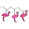 Pine Top Sales 508-N001 Solar Flamingo String Lights - Close To Ceiling