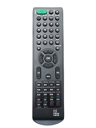 Image of LipiWorld Y 4 in 1 LED LCD Remote Control V-MT22 S-MT22 S-LP V-LP Compatible for Videocon /Sansui