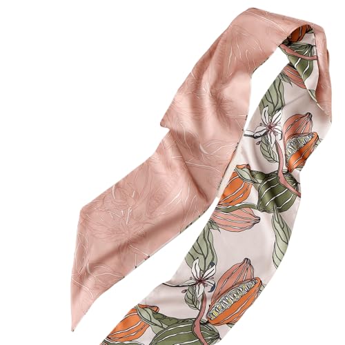 Image of CorssKulture Lightweight Satin Ribbon Scarf for Women's 150 x 15 cm | Silky Soft Scarf Perfect for Gifting