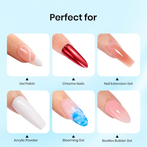 Image of Beetles No Wipe Gel Top Coat Gel Nail Polish 2Pcs 15ml