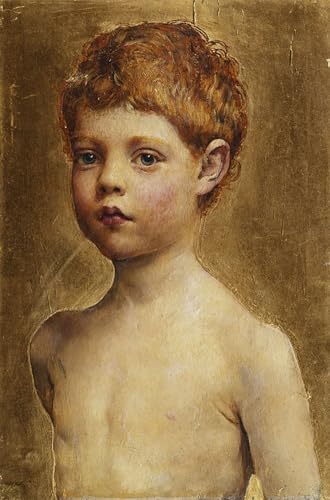 Toile portrait de garçon Swynnerton, tableau peinture émotion pour chambre