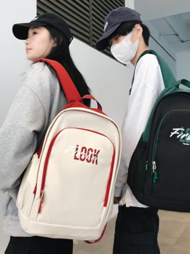 Image of Tinytot 30 Litre Japanese Korean Style School Bag Water-Resistant Laptop & Travel Backpack - Unisex Large 18 Inches Multipurpose Student Backpack for Boys & Girls, Men & Women