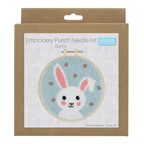 Trimits Embroidery Punch Needle Hoop Kit, Bunny, 15.2cm 6”, 15.2cm\ 6” - Image 2