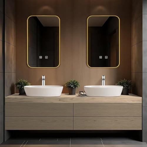 Suncharm Bathroom Vanity - Wall-Mounted Bathroom Vanity with Double Sinks