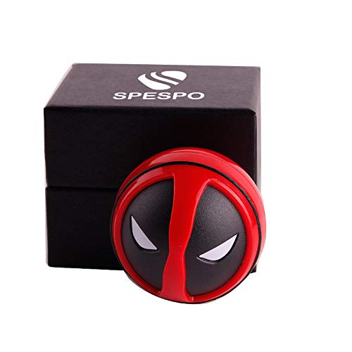 Spespo Deadpool Grinder, Tabak Spice Mill Kruiden Grinder 3 Onderdelen Verpakt Geschenkdoos