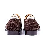 Costoso-Italiano-Goodyear-Welted-Doncaster-Mens-Brown-Croc-Textured-Nubuck-Leather-Formal-Slip-On-Shoes-with-Violin-Leather-Sole
