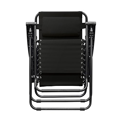 Caravan Sports Infinity Zero Gravity Chair, Black - Thumbnail 2