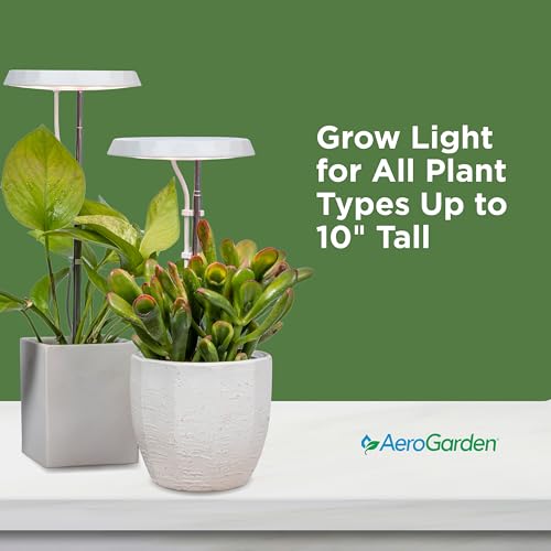 AeroGarden Stem Grow Light for Indoor Plants, Grow Live Plants Anywhere in The Home, Adjustable Light Modes, Cream - Image 6