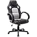 STmeng Liberty T1 Silla Oficina Ergonómica, Silla Gaming Silla Escritorio con Altura Ajustable, Giratoria Sillas de Oficina con Ruedas Soporte Lumbar 3D Reposabrazos Asiento Acolchado, Gris