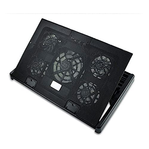 Base refrigerante para laptop 12-17 pulg con 5 ventiladores miniatura 5