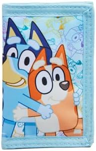 W Lamb Bluey Kids’ Trifold Wallet – Durable & Lightweight Bluey and Bingo Themed Wallet with Velcro Closure – Perfect for Boys & Girls image 5