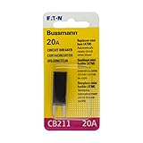 Bussmann (BP/CB211-20-RP) 20 Amp Type-I ATM Mini Circuit Breaker