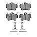 Dynamic Friction Company 5000 Advanced Brake Pads - Low Metallic and Hardware Kit