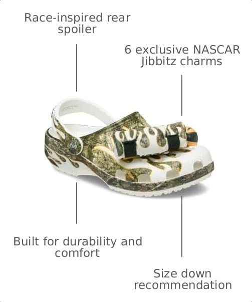 Image of Crocs Unisex-Adult Nascar Classic Clogs