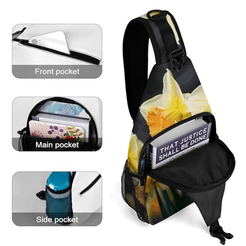 Bolso cruzado casual tipo mochila para viaje y senderismo miniatura 4