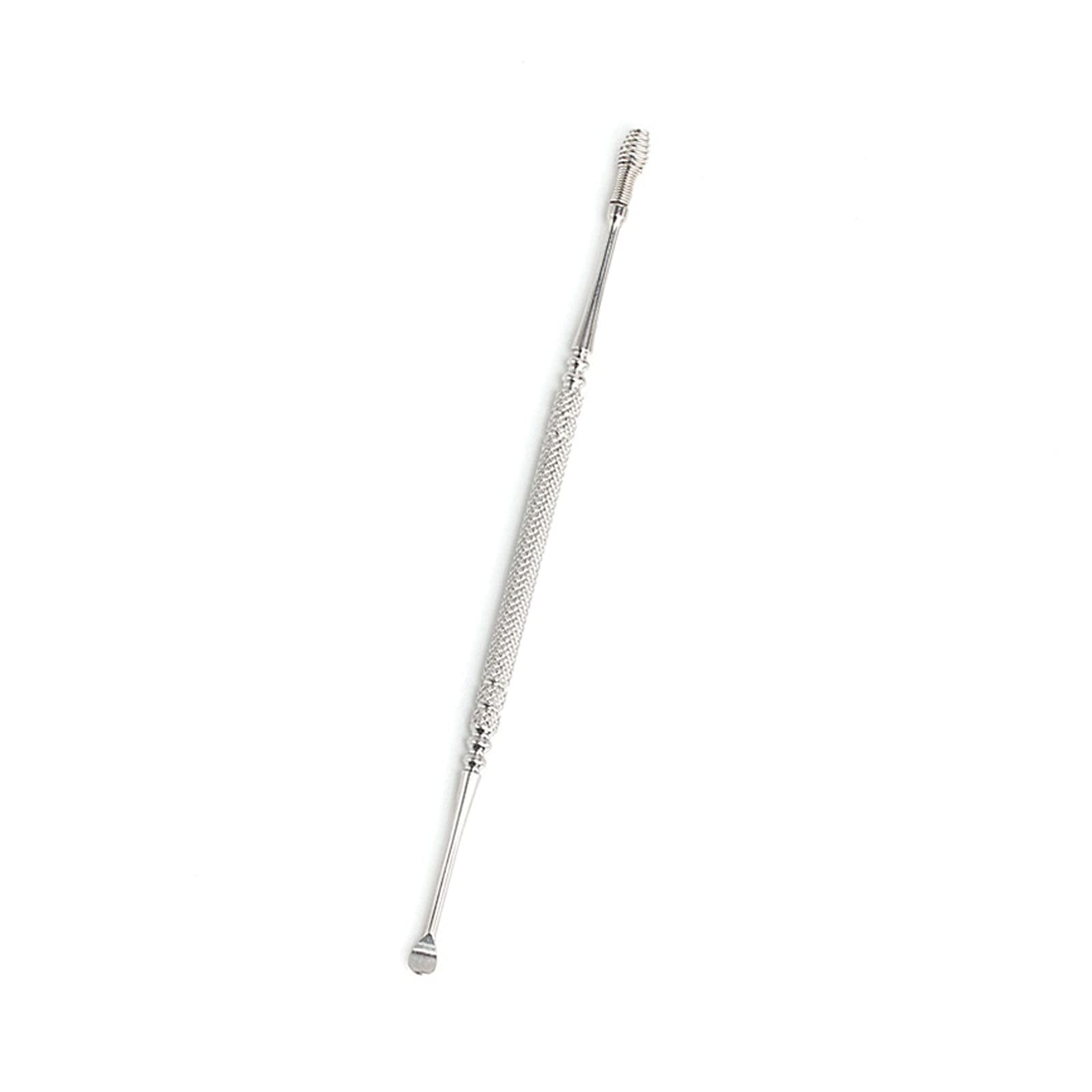 Earwax Removal Products Stainless Steel Ear Pick Wax Remover Curette Ear Scoop Spoon Portable Double-Ended Spiral Design Earwax
