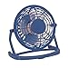 Ventilatore da ufficio, 14 cm, mini ventilatore USB, silenzioso, (Blu)