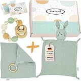 💤 RUHIGER SCHLAF: Das Baby Schnuffeltuch und Schmusetuch ist die perfekte Einschlafhilfe. Die Eltern sollten die Tücher ein paar Nächte im eigenen Bett behalten, um den Geruch anzunehmen. Danach schlafen die Kleinen super ein
