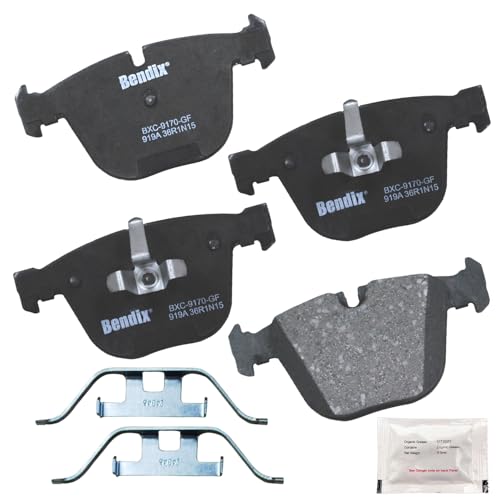 Image of Bendix Priority1 CFC919A Ceramic Rear Brake Pads for Select Models BMW 535i GT, GT xDrive, 550i 740i, 740Li, 740Li 750i, 750i 750Li, 750Li 760Li, Alpina B7, B7L, B7L B7 xDrive