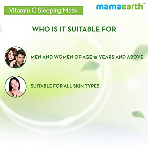 Mamaearth Vitamin C Sleeping Mask, Night Cream For Women, for Skin Illumination - 100 g - Image 6