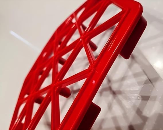 Image of Roventa Samosa Maker and Dumpling Press, Hexagonal Shape, Red