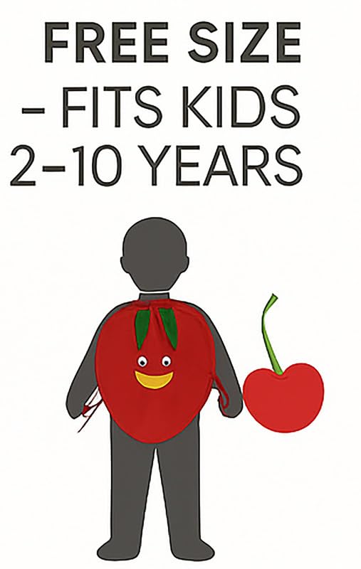 Image of FancyDressWale Fruit & Vegetable Fancy Dress Costume for Kids | Free Size 2-10 Years | School Fancy Dress, Stage Shows, Theme Parties