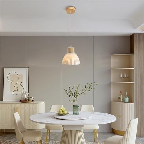 Lámpara de techo de madera para crear ambientes cálidos en el dormitorio 2