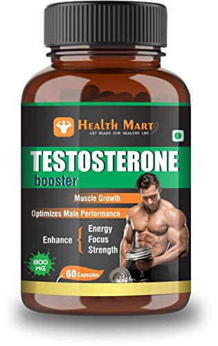 Health Mart Testosterone Booster Capsule For Men | 800 mg | 60 Veg Capsules Health Mart Testosterone Booster Capsule For Men | 800 mg | 60 Veg Capsules