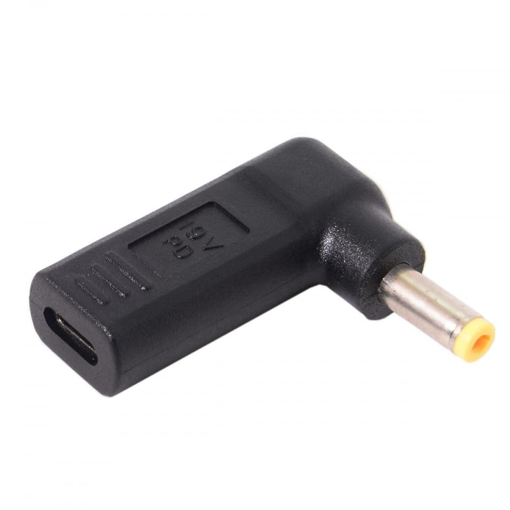 CY Adapter: DC 20V Rechteck-Stecker (11.0x4.5mm) Auf USB-C – 90° Rechtwinklig Für Thinkpad X1 & Andere Laptops