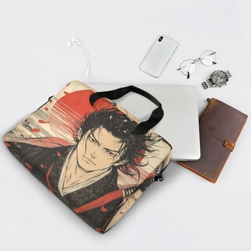 Funda para laptop con asa y correa de 15.6 pulgadas miniatura 7