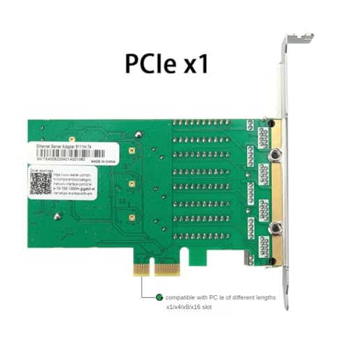 Tarjeta de Red de 4 Puertos con Chip RTL8111H para Optimizar Tráfico Ethernet 5