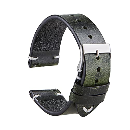 Bracelet de montre en cuir 22mm pour style casual et rendez-vous