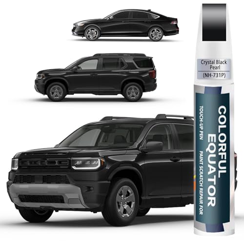 Image of Car Touch Up Paint(NH-731P Crystal Black Pearl) for Honda OEM Color Match | Car Scratch Remover Pen 2-in-1, Automotive Scratch Repair Kit, Quick & Easy Solution to Repair