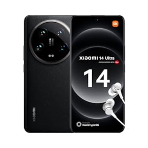 Xiaomi 14 Ultra, Processeur dernière génération Snapdragon 8 Gen3 3.3GHz,  HyperCharge 90W à 100% en 31 minutes, Noir, Version FR