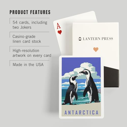 Baraja de Cartas Póker Antarctica 52 Cartas miniatura 3