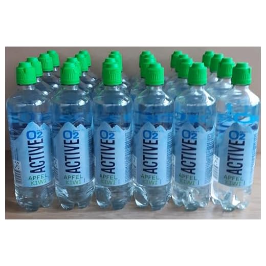 Active O2 Apfel Kiwi Erfrischungsgetränk, 24 Flaschen à 0,75 L, inkl. Einwegpfand