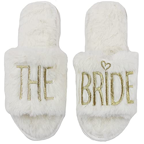 Wedding Slippers - Bride and Bridesmaid Slippers, Getting Ready Outfits for Bridal Party, I Do Crew, Wedding Day