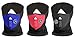 EWIN Neoprene Motor Motorcycle Bike Bicycle Skate Snowboard Vent Veil Half Face Mask, 3 Piece
